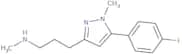 {3-[5-(4-Fluorophenyl)-1-methylpyrazol-3-yl]propyl}(methyl)amine