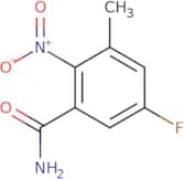 5-Fluoro-3-methyl-2-nitrobenzamide