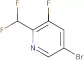 5-Bromo-2-(difluoromethyl)-3-fluoropyridine