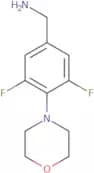 [3,5-Difluoro-4-(morpholin-4-yl)phenyl]methanamine