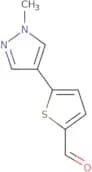 5-(1-Methyl-1H-pyrazol-4-yl)thiophene-2-carbaldehyde