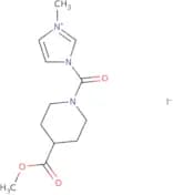 1-[4-(Methoxycarbonyl)piperidine-1-carbonyl]-3-methyl-1H-imidazol-3-ium iodide