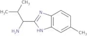 2-Methyl-1-(5-methyl-1H-benzimidazol-2-yl)propan-1-amine
