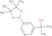 2-(5-(4,4,5,5-Tetramethyl-1,3,2-dioxaborolan-2-yl)pyridin-3-yl)propan-2-ol