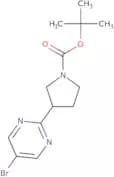 tert-Butyl 3-(5-bromopyrimidin-2-yl)pyrrolidine-1-carboxylate