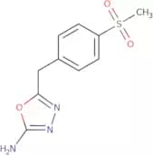 5-[(4-Methanesulfonylphenyl)methyl]-1,3,4-oxadiazol-2-amine