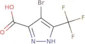 4-bromo-5-(trifluoromethyl)-1H-pyrazole-3-carboxylic acid