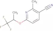 2-Methyl-6-[(1,1,1-trifluoropropan-2-yl)oxy]pyridine-3-carbonitrile