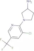 1-[3-Chloro-5-(trifluoromethyl)pyridin-2-yl]pyrrolidin-3-amine