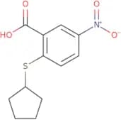 2-(Cyclopentylsulfanyl)-5-nitrobenzoic acid