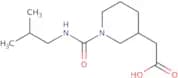 2-{1-[(2-Methylpropyl)carbamoyl]piperidin-3-yl}acetic acid