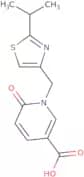 6-Oxo-1-{[2-(propan-2-yl)-1,3-thiazol-4-yl]methyl}-1,6-dihydropyridine-3-carboxylic acid