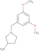 1-[(3,5-Dimethoxyphenyl)methyl]pyrrolidin-3-amine