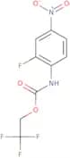 2,2,2-Trifluoroethyl N-(2-fluoro-4-nitrophenyl)carbamate