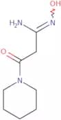 (Z)-N'-Hydroxy-3-oxo-3-(piperidin-1-yl)propimidamide