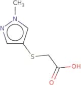 2-[(1-Methyl-1H-pyrazol-4-yl)sulfanyl]acetic acid