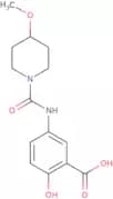 2-Hydroxy-5-[(4-methoxypiperidine-1-carbonyl)amino]benzoic acid
