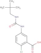 2-Chloro-5-{[(2,2-dimethylpropyl)carbamoyl]amino}benzoic acid