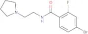 4-Bromo-2-fluoro-N-[2-(pyrrolidin-1-yl)ethyl]benzamide