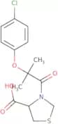 (4R)-3-[2-(4-Chlorophenoxy)-2-methylpropanoyl]-1,3-thiazolidine-4-carboxylic acid