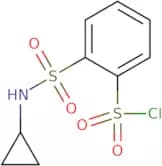 2-(Cyclopropylsulfamoyl)benzene-1-sulfonyl chloride