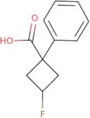 3-Fluoro-1-phenylcyclobutane-1-carboxylic acid