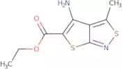 ethyl 4-amino-3-methylthieno[2,3-c][1,2]thiazole-5-carboxylate