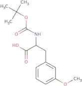 2-{[(tert-Butoxy)carbonyl]amino}-3-(3-methoxyphenyl)propanoic acid
