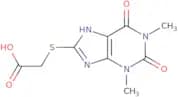 2-[(1,3-Dimethyl-2,6-dioxo-2,3,6,9-tetrahydro-1H-purin-8-yl)sulfanyl]acetic acid