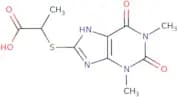 2-[(1,3-Dimethyl-2,6-dioxo-2,3,6,7-tetrahydro-1H-purin-8-yl)sulfanyl]propanoic acid