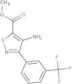 Methyl 4-amino-3-[3-(trifluoromethyl)phenyl]-1,2-thiazole-5-carboxylate