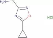 (5-Cyclopropyl-1,2,4-oxadiazol-3-yl)methanamine hydrochloride