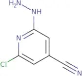 2-Chloro-6-hydrazinylpyridine-4-carbonitrile