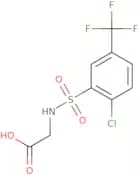 2-[2-Chloro-5-(trifluoromethyl)benzenesulfonamido]acetic acid