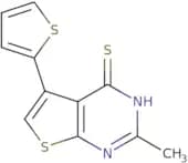 2-Methyl-5-(thiophen-2-yl)thieno[2,3-d]pyrimidine-4-thiol