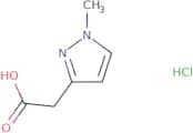 2-(1-Methyl-1H-pyrazol-3-yl)acetic acid hydrochloride