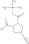 (2R,4S)-1-(tert-Butoxycarbonyl)-4-cyanopyrrolidine-2-carboxylic acid