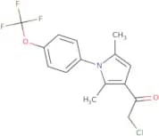2-Chloro-1-{2,5-dimethyl-1-[4-(trifluoromethoxy)phenyl]-1H-pyrrol-3-yl}ethan-1-one
