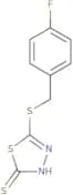 5-{[(4-Fluorophenyl)methyl]sulfanyl}-1,3,4-thiadiazole-2-thiol
