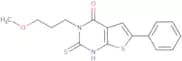 3-(3-Methoxypropyl)-6-phenyl-2-sulfanyl-3H,4H-thieno[2,3-d]pyrimidin-4-one