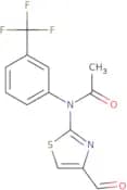 N-(4-Formyl-1,3-thiazol-2-yl)-N-[3-(trifluoromethyl)phenyl]acetamide