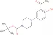tert-Butyl 4-(3-acetyl-4-hydroxyphenyl)piperazine-1-carboxylate