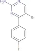 5-Bromo-4-(4-fluorophenyl)pyrimidin-2-amine