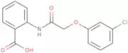 2-[2-(3-Chlorophenoxy)acetamido]benzoic acid