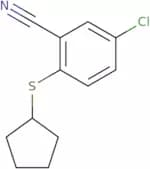 5-Chloro-2-(cyclopentylsulfanyl)benzonitrile