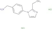 [4-(2-Ethyl-1H-imidazol-1-yl)phenyl]methanamine dihydrochloride