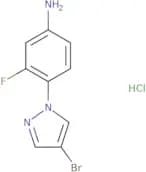4-(4-Bromo-1H-pyrazol-1-yl)-3-fluoroaniline hydrochloride