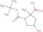 1-[(tert-Butoxy)carbonyl]-4-hydroxy-2-methylpyrrolidine-2-carboxylic acid