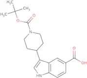 3-{1-[(tert-Butoxy)carbonyl]piperidin-4-yl}-1H-indole-5-carboxylic acid