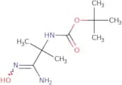 tert-Butyl N-[1-(N'-hydroxycarbamimidoyl)-1-methylethyl]carbamate